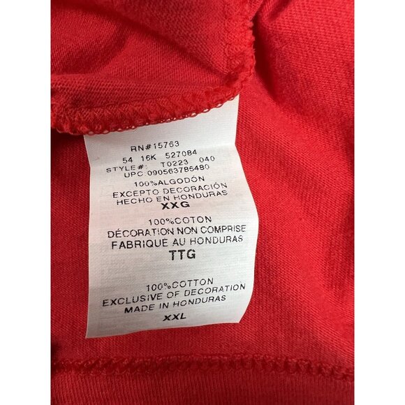 Men's Champion Authentic Logo Short Sleeve T Shirt Red & Blue Lot Of 2 Size 2XL - Picture 16 of 16